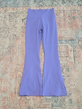 aerie The Hugger Lavender Flare Leggings